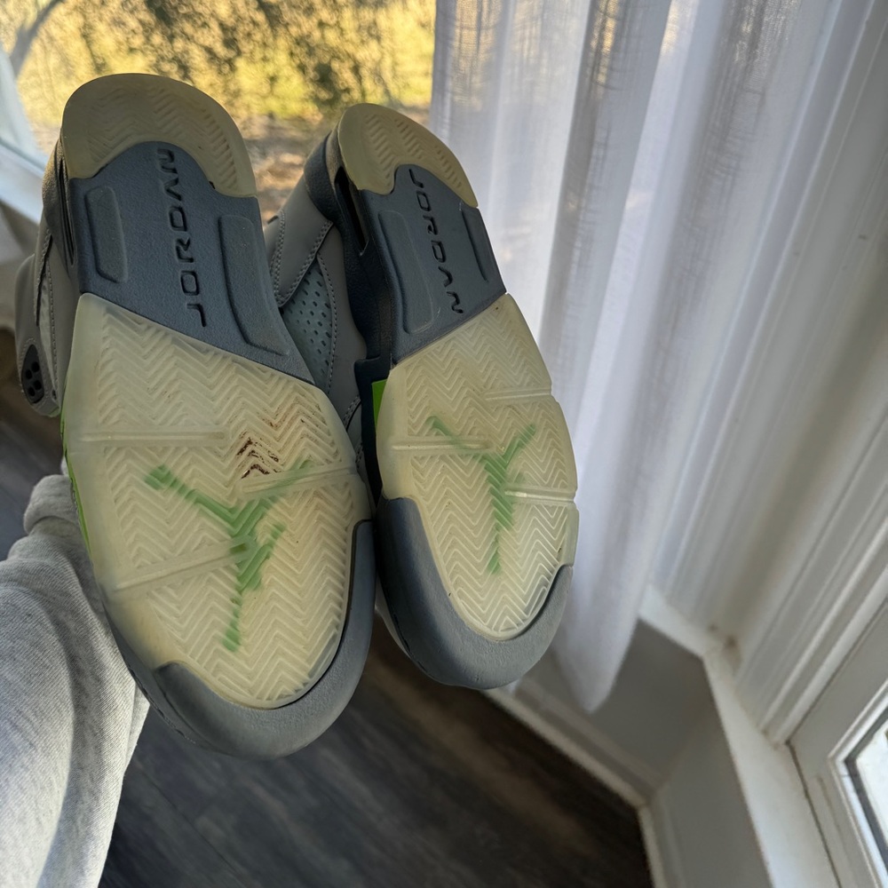 Jordan 5 retro green bean 6 / 7.5 - Picture 5 of 6